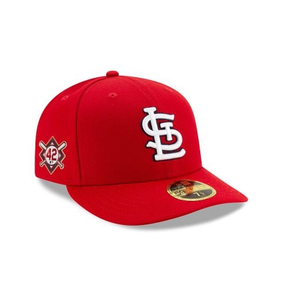 Red St. Louis Cardinals Hat - New Era MLB Jackie Robinson Day Low Profile 59FIFTY Fitted Caps USA5706913